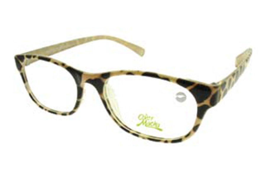 Over Macha OM06 Eyeglasses in Brown/Leopard
